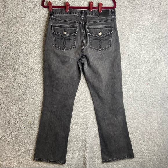 Lauren Ralph Lauren Classic Straight-Leg Women's Size 10 Black Denim Jea… - Picture 2 of 5